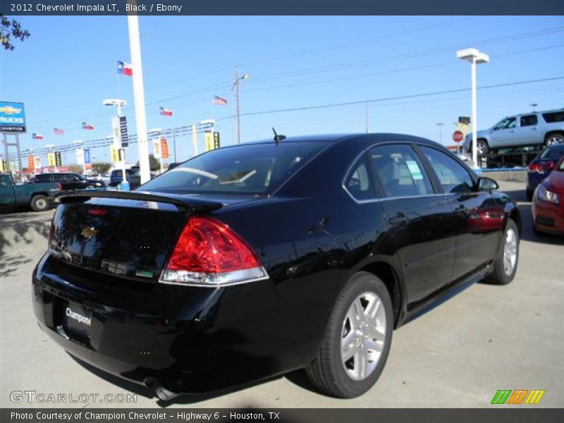 Black / Ebony 2012 Chevrolet Impala LT