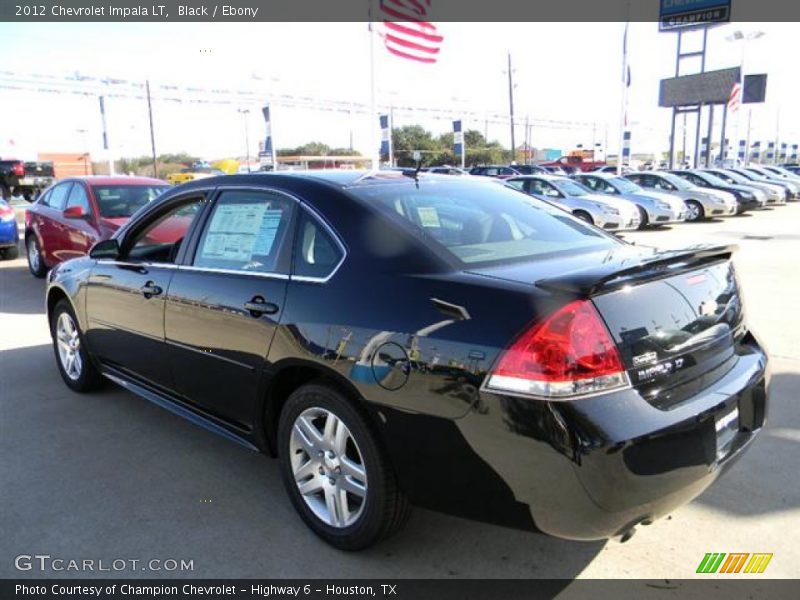 Black / Ebony 2012 Chevrolet Impala LT