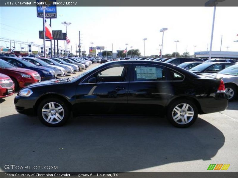 Black / Ebony 2012 Chevrolet Impala LT