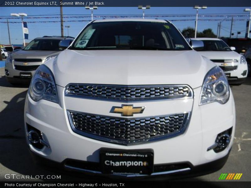 Summit White / Jet Black 2012 Chevrolet Equinox LTZ