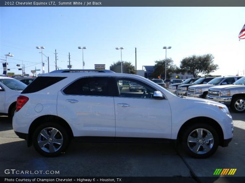 Summit White / Jet Black 2012 Chevrolet Equinox LTZ