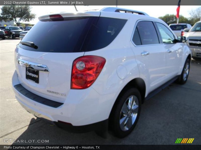 Summit White / Jet Black 2012 Chevrolet Equinox LTZ