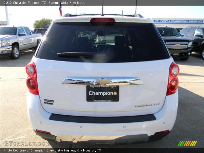 Summit White / Jet Black 2012 Chevrolet Equinox LTZ