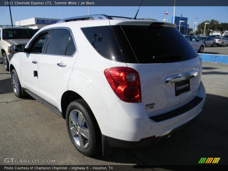 Summit White / Jet Black 2012 Chevrolet Equinox LTZ