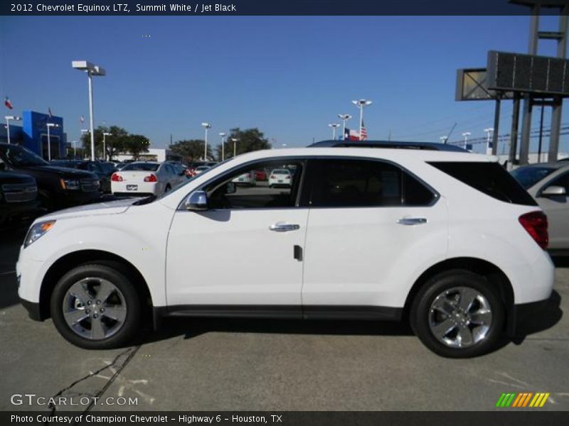 Summit White / Jet Black 2012 Chevrolet Equinox LTZ