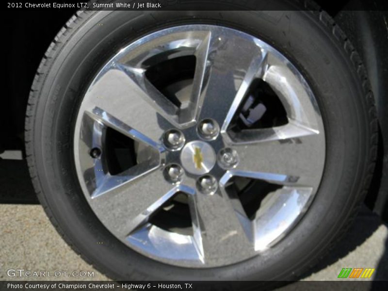 Summit White / Jet Black 2012 Chevrolet Equinox LTZ