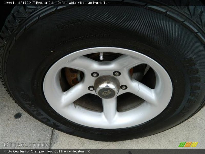 Oxford White / Medium Prairie Tan 1999 Ford F150 XLT Regular Cab