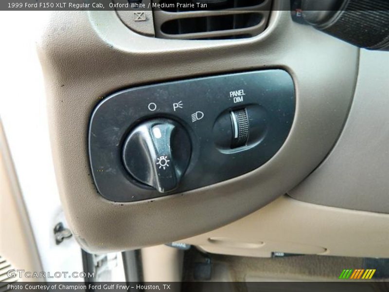 Oxford White / Medium Prairie Tan 1999 Ford F150 XLT Regular Cab