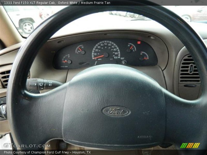 Oxford White / Medium Prairie Tan 1999 Ford F150 XLT Regular Cab