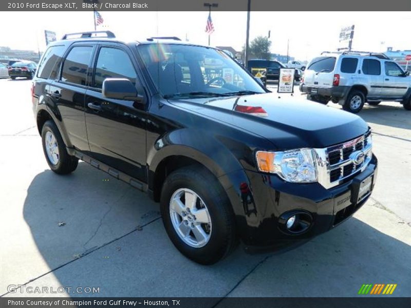 Black / Charcoal Black 2010 Ford Escape XLT