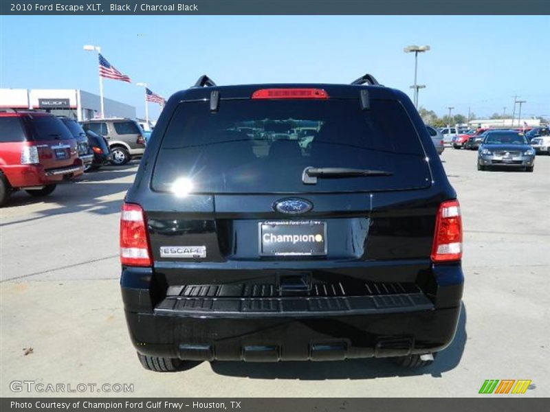Black / Charcoal Black 2010 Ford Escape XLT