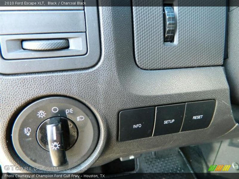 Black / Charcoal Black 2010 Ford Escape XLT