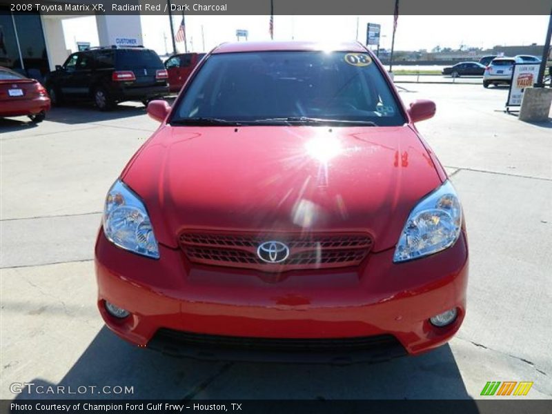 Radiant Red / Dark Charcoal 2008 Toyota Matrix XR