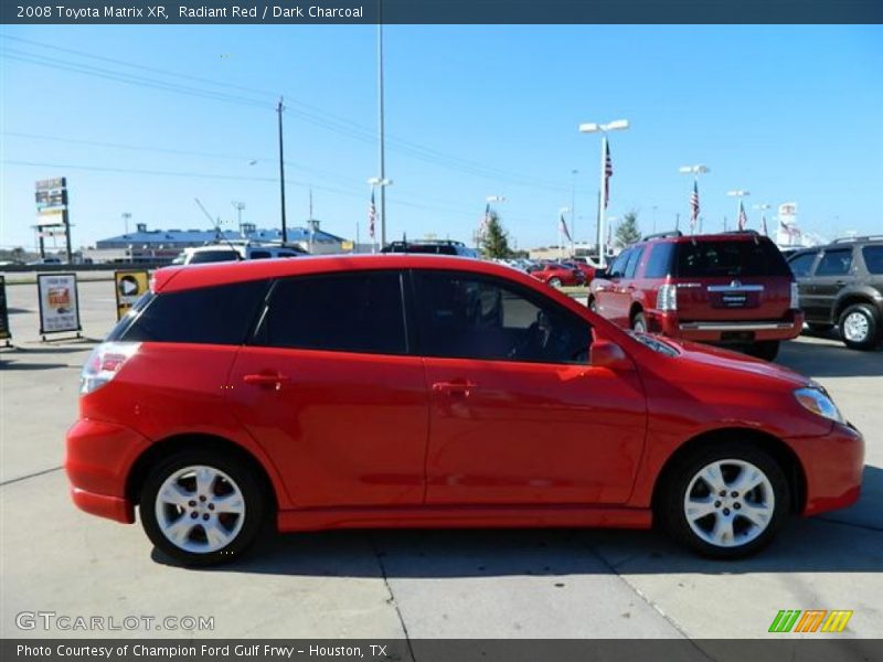 Radiant Red / Dark Charcoal 2008 Toyota Matrix XR