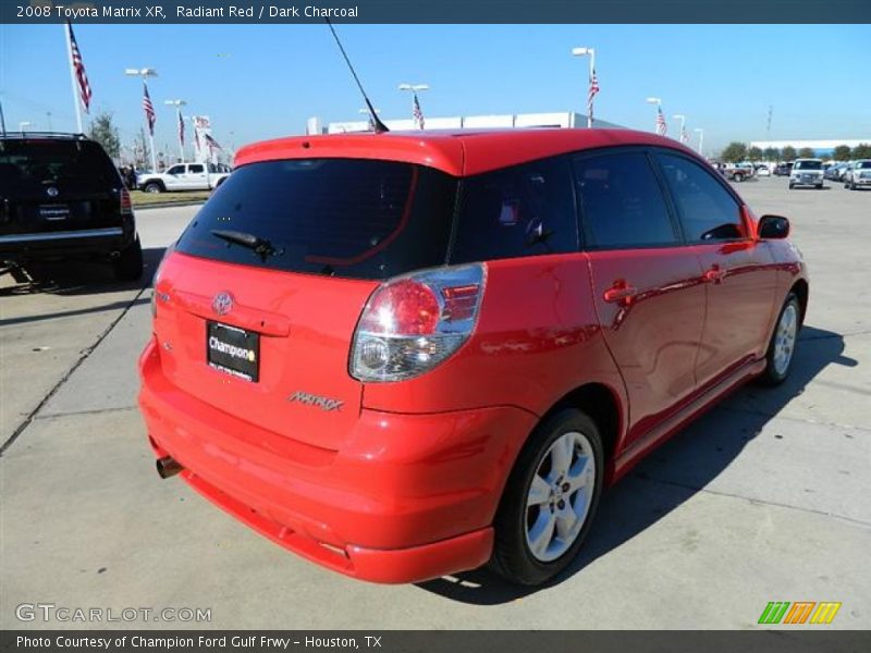 Radiant Red / Dark Charcoal 2008 Toyota Matrix XR