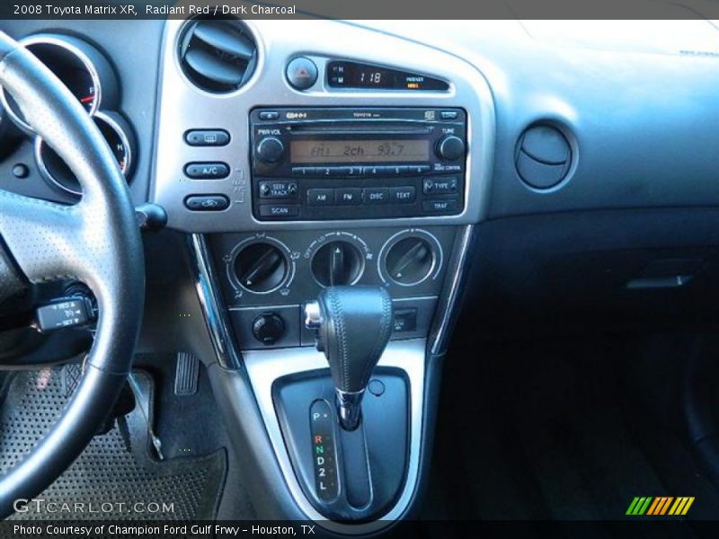 Radiant Red / Dark Charcoal 2008 Toyota Matrix XR