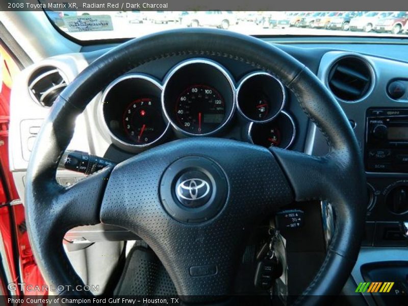Radiant Red / Dark Charcoal 2008 Toyota Matrix XR