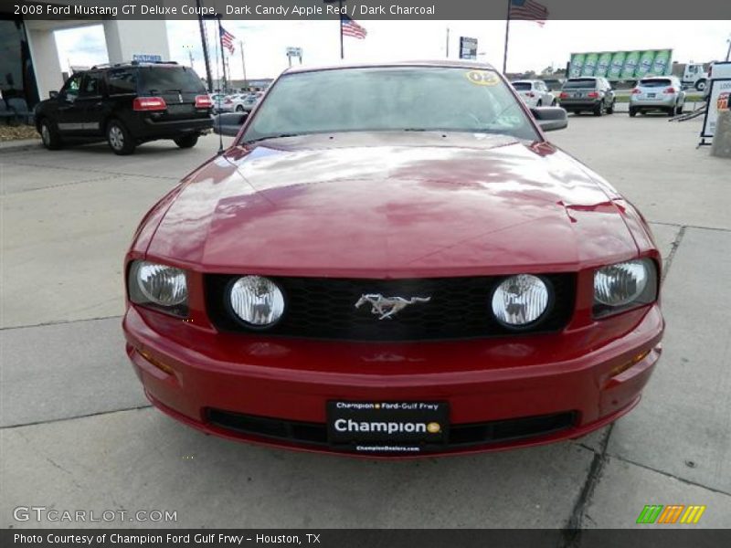 Dark Candy Apple Red / Dark Charcoal 2008 Ford Mustang GT Deluxe Coupe