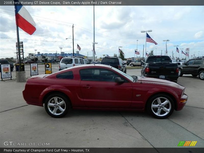 Dark Candy Apple Red / Dark Charcoal 2008 Ford Mustang GT Deluxe Coupe