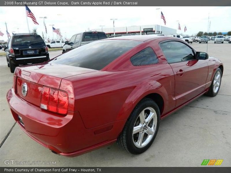 Dark Candy Apple Red / Dark Charcoal 2008 Ford Mustang GT Deluxe Coupe