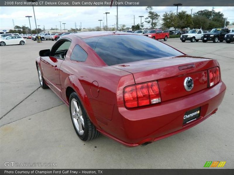 Dark Candy Apple Red / Dark Charcoal 2008 Ford Mustang GT Deluxe Coupe