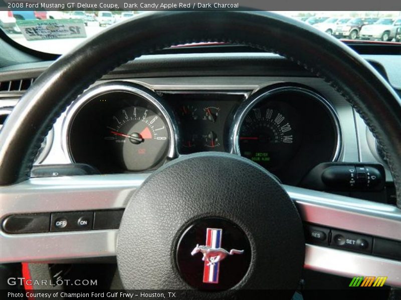 Dark Candy Apple Red / Dark Charcoal 2008 Ford Mustang GT Deluxe Coupe