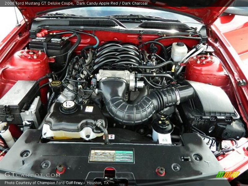 Dark Candy Apple Red / Dark Charcoal 2008 Ford Mustang GT Deluxe Coupe