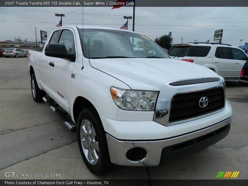 Super White / Graphite Gray 2007 Toyota Tundra SR5 TSS Double Cab