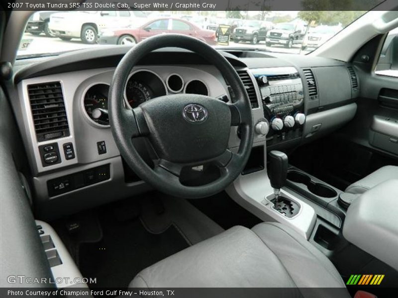 Super White / Graphite Gray 2007 Toyota Tundra SR5 TSS Double Cab