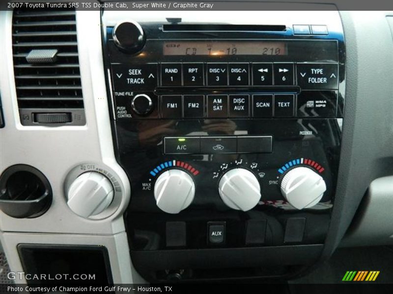 Super White / Graphite Gray 2007 Toyota Tundra SR5 TSS Double Cab