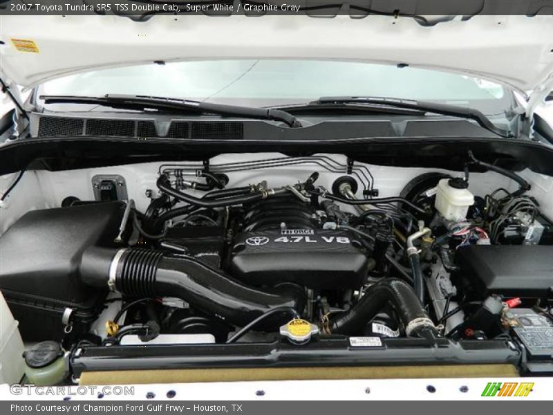 Super White / Graphite Gray 2007 Toyota Tundra SR5 TSS Double Cab