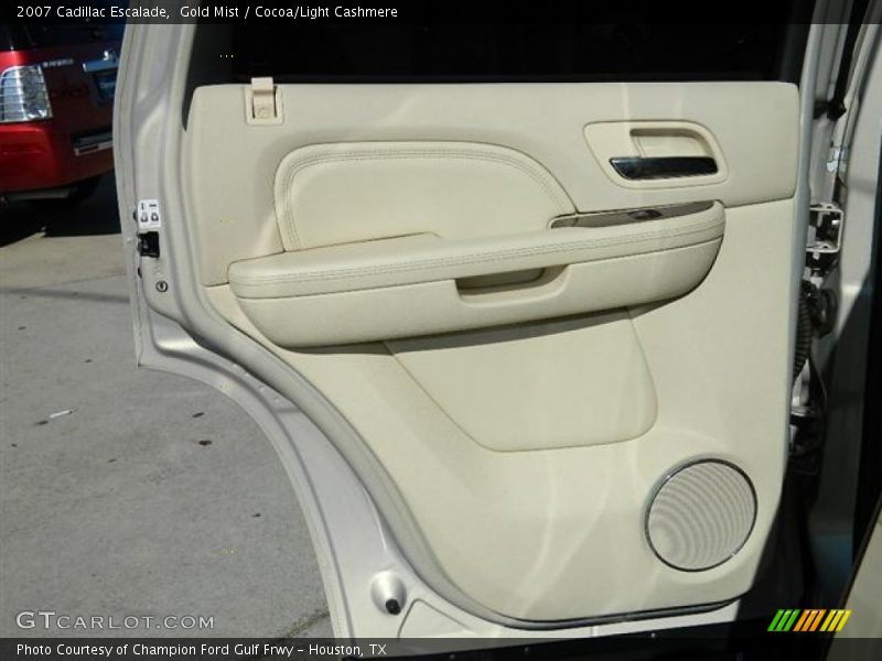 Gold Mist / Cocoa/Light Cashmere 2007 Cadillac Escalade