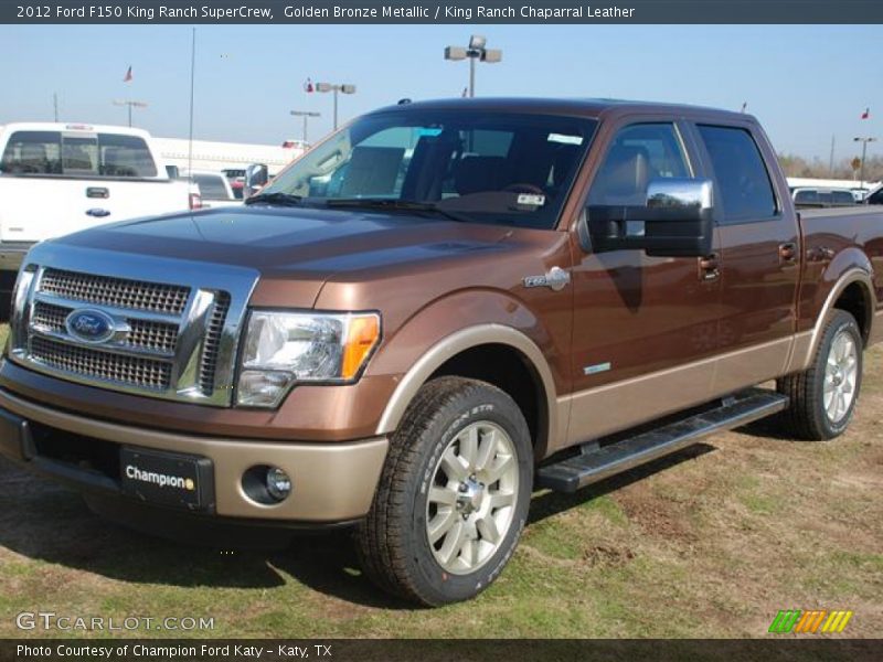 Golden Bronze Metallic / King Ranch Chaparral Leather 2012 Ford F150 King Ranch SuperCrew