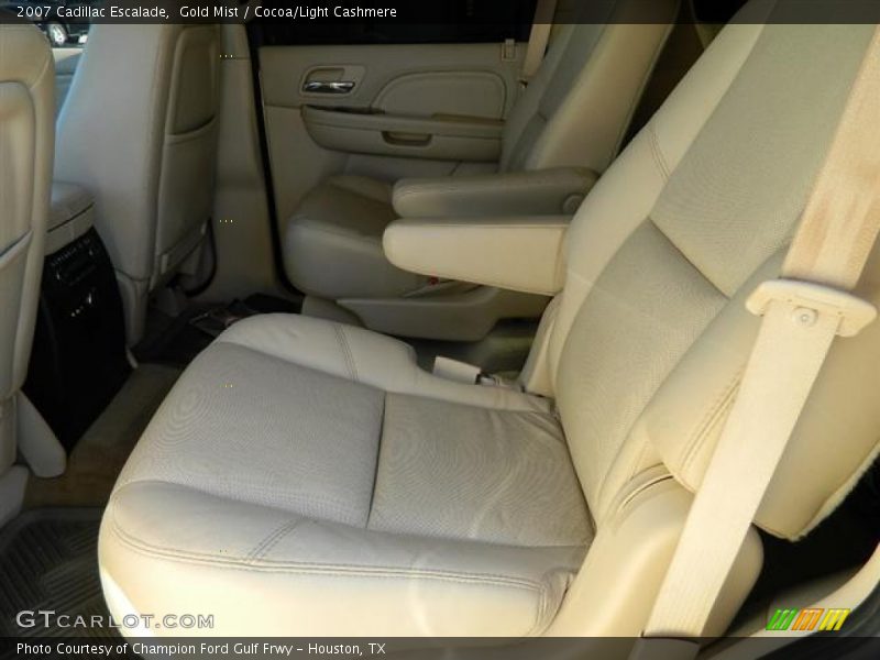 Gold Mist / Cocoa/Light Cashmere 2007 Cadillac Escalade