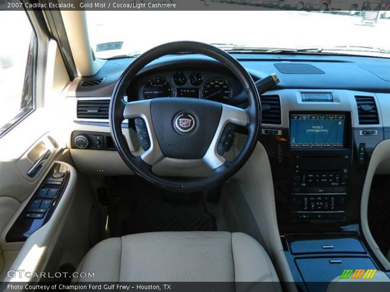 Gold Mist / Cocoa/Light Cashmere 2007 Cadillac Escalade
