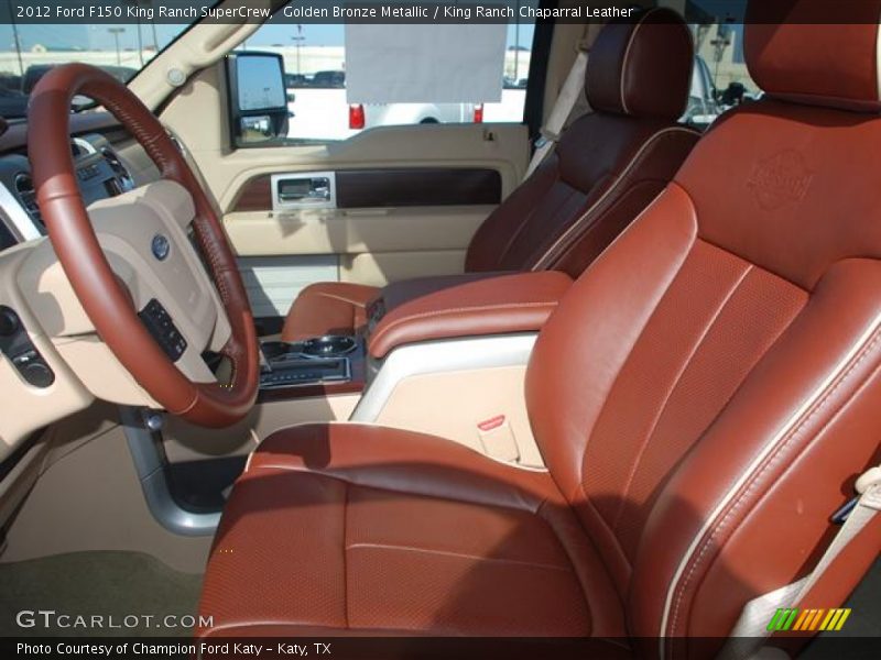  2012 F150 King Ranch SuperCrew King Ranch Chaparral Leather Interior