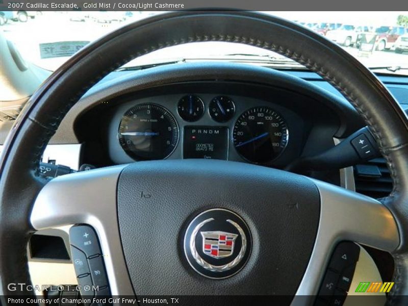 Gold Mist / Cocoa/Light Cashmere 2007 Cadillac Escalade