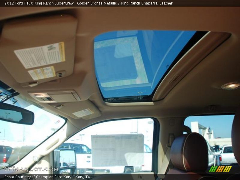 Golden Bronze Metallic / King Ranch Chaparral Leather 2012 Ford F150 King Ranch SuperCrew