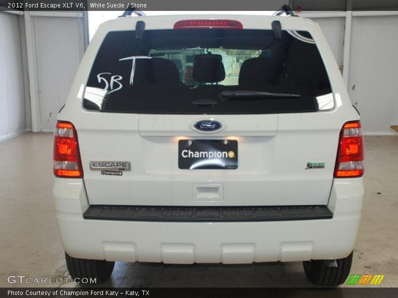 White Suede / Stone 2012 Ford Escape XLT V6