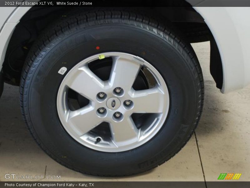 White Suede / Stone 2012 Ford Escape XLT V6