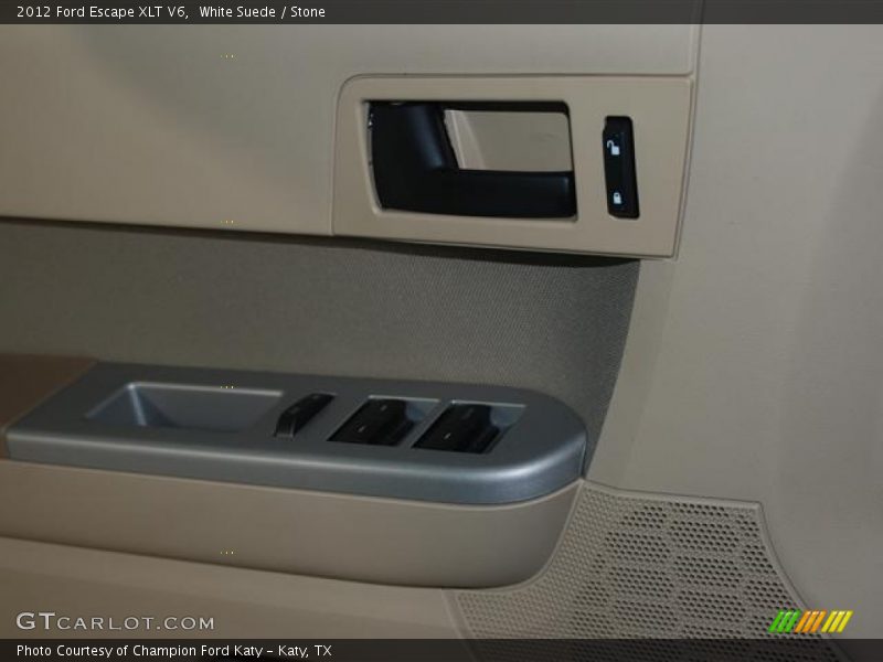 White Suede / Stone 2012 Ford Escape XLT V6