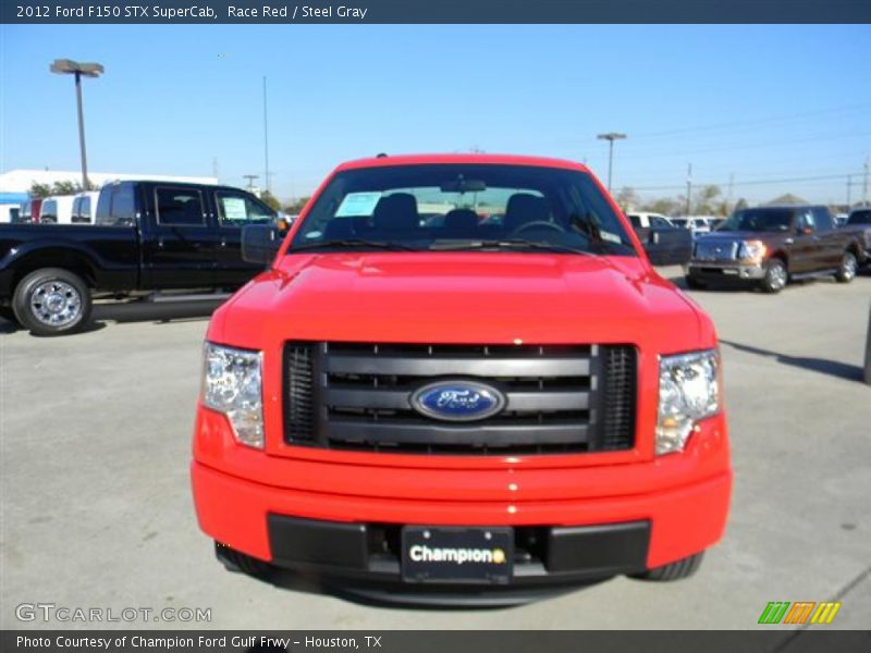 Race Red / Steel Gray 2012 Ford F150 STX SuperCab