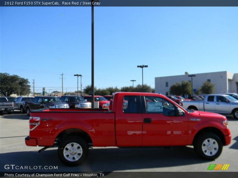 Race Red / Steel Gray 2012 Ford F150 STX SuperCab
