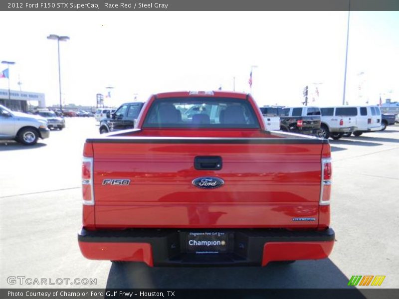 Race Red / Steel Gray 2012 Ford F150 STX SuperCab