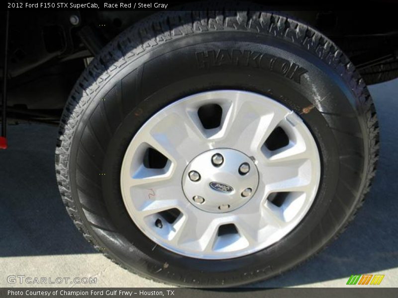 Race Red / Steel Gray 2012 Ford F150 STX SuperCab