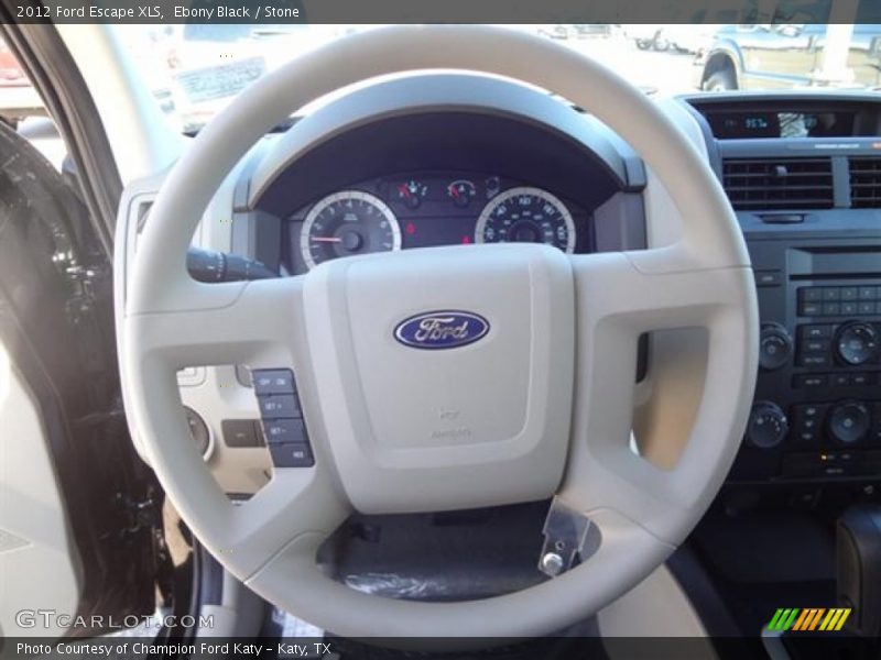 Ebony Black / Stone 2012 Ford Escape XLS