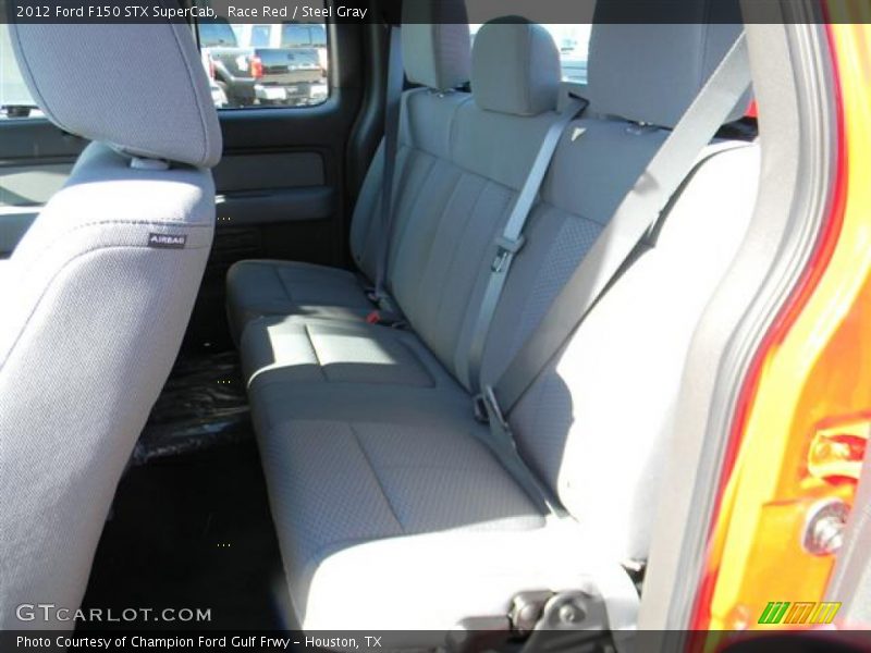 Race Red / Steel Gray 2012 Ford F150 STX SuperCab