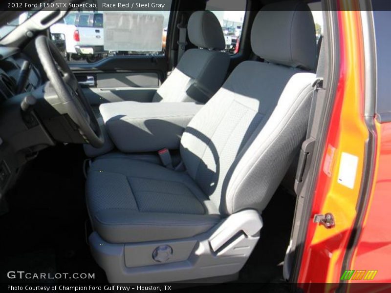 Race Red / Steel Gray 2012 Ford F150 STX SuperCab