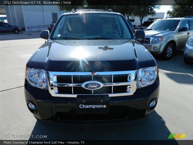 Ebony Black / Stone 2012 Ford Escape XLT V6