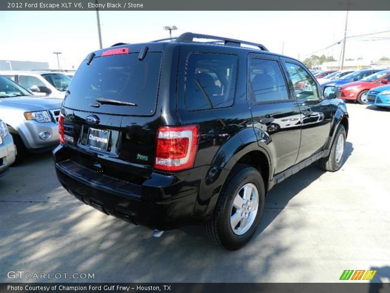 Ebony Black / Stone 2012 Ford Escape XLT V6